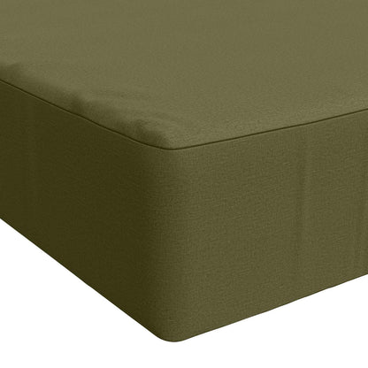 vidaXL Seat Cushion SOEST 100% Polyester Olive green 120 x 80 x 15 cm
