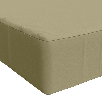 vidaXL Seat Cushion SOEST 100% Polyester Light green 120 x 80 x 15 cm