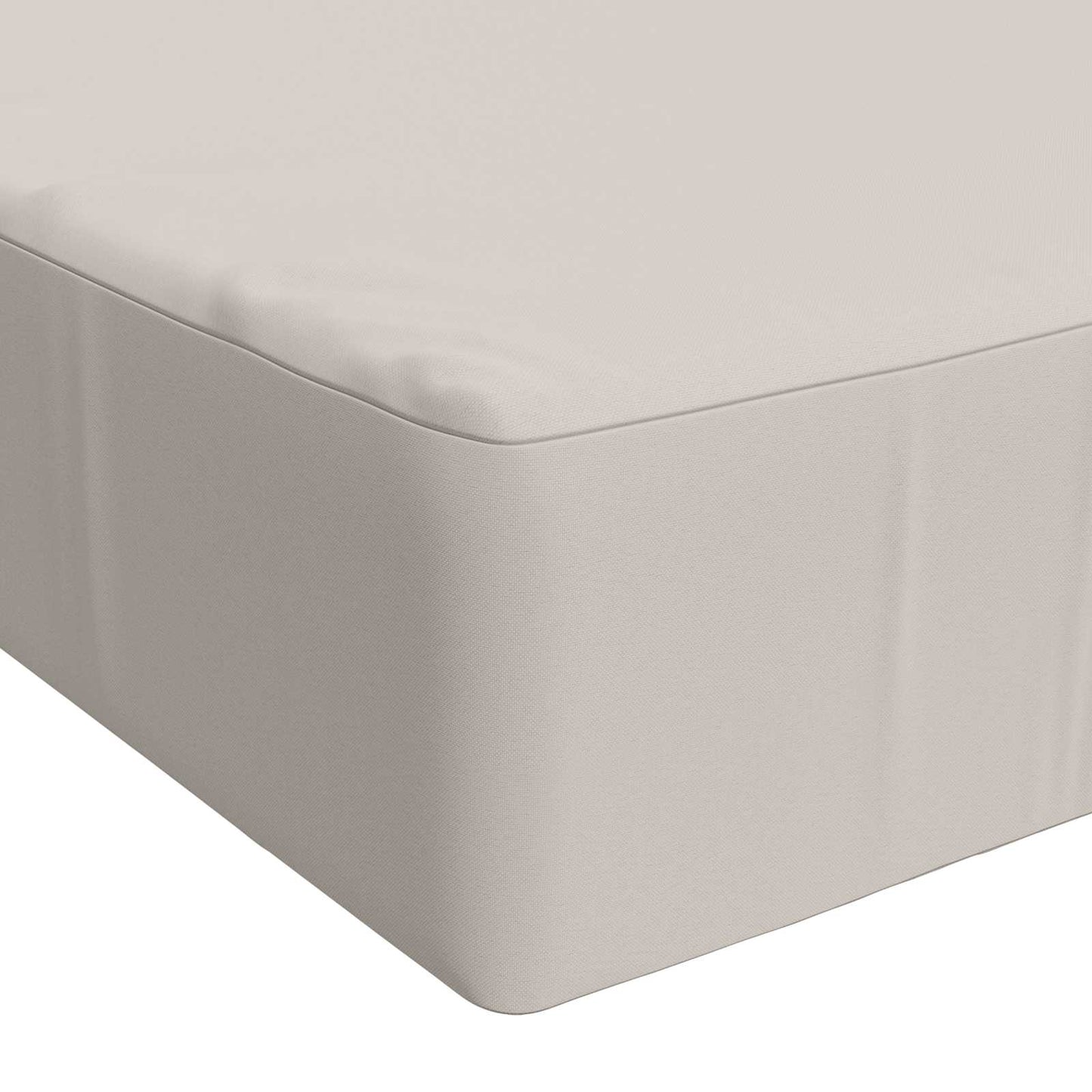 vidaXL Seat Cushion SOEST 100% Polyester White 120 x 80 x 15 cm