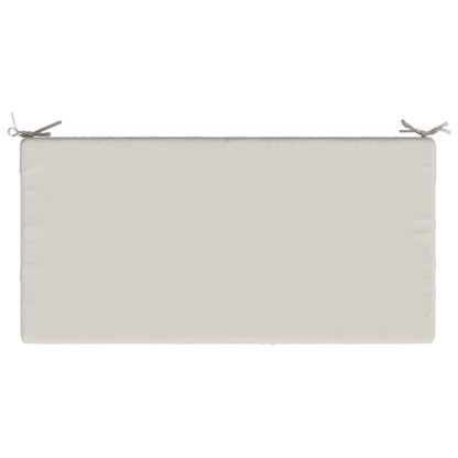 vidaXL Seat Cushion SOEST 100% Polyester White 120 x 80 x 15 cm