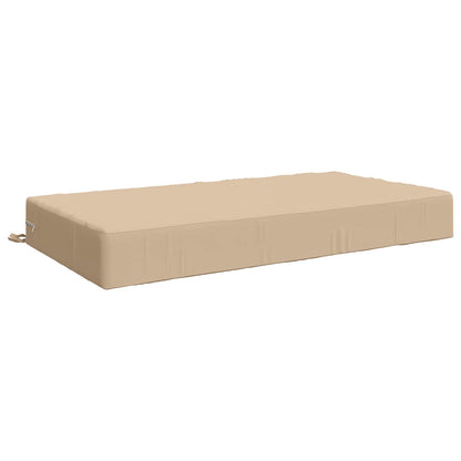 vidaXL Seat Cushion SOEST 100% Polyester Cream 120 x 80 x 15 cm