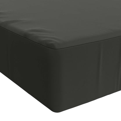 vidaXL Seat Cushion SOEST 100% Polyester Anthracite 120 x 80 x 15 cm