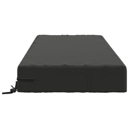 vidaXL Seat Cushion SOEST 100% Polyester Anthracite 120 x 80 x 15 cm