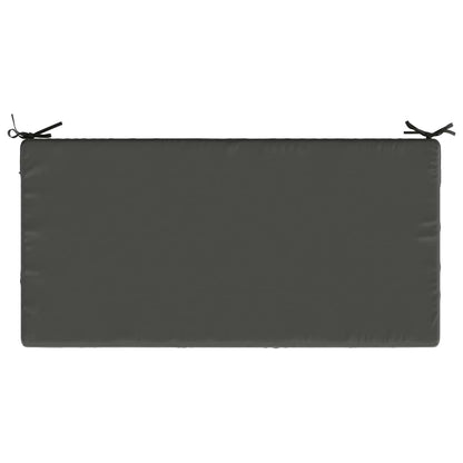 vidaXL Seat Cushion SOEST 100% Polyester Anthracite 120 x 80 x 15 cm