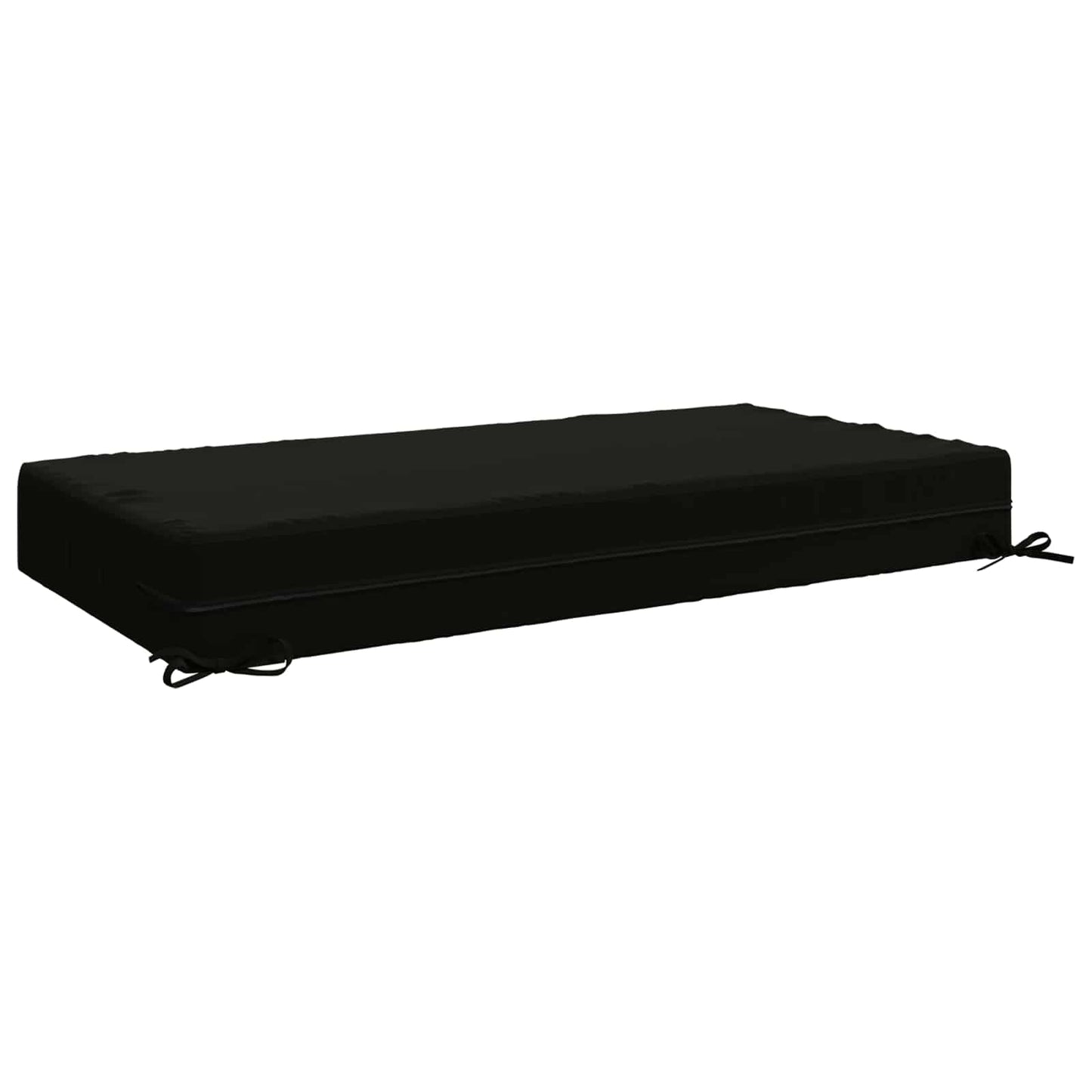 vidaXL Seat Cushion SOEST 100% Polyester Black 120 x 80 x 15 cm