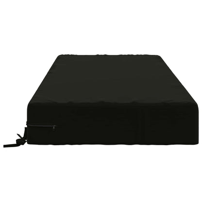 vidaXL Seat Cushion SOEST 100% Polyester Black 120 x 80 x 15 cm