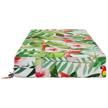 vidaXL Seat Cushion SOEST 100% Polyester Multicolour 120 x 80 x 15 cm