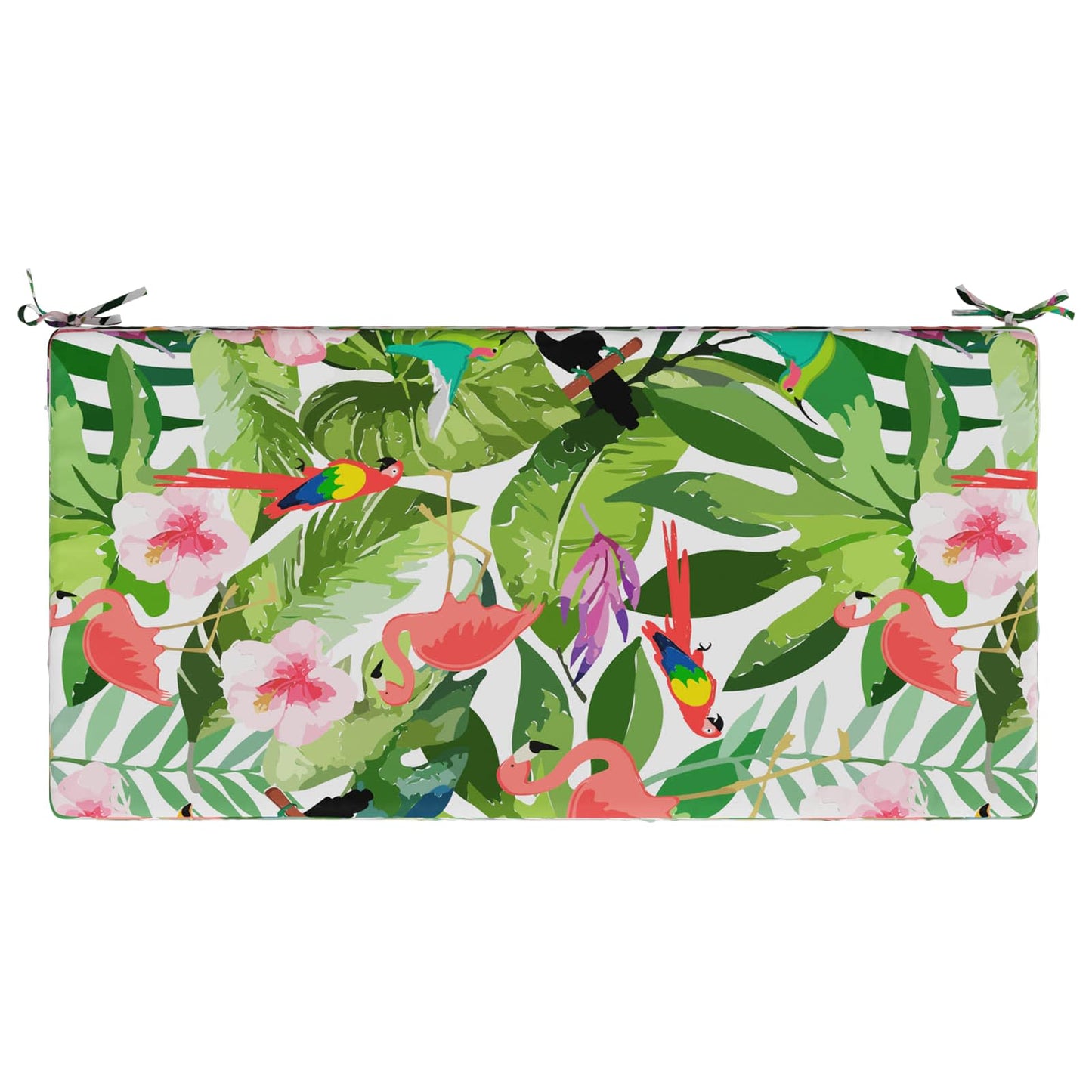vidaXL Seat Cushion SOEST 100% Polyester Multicolour 120 x 80 x 15 cm