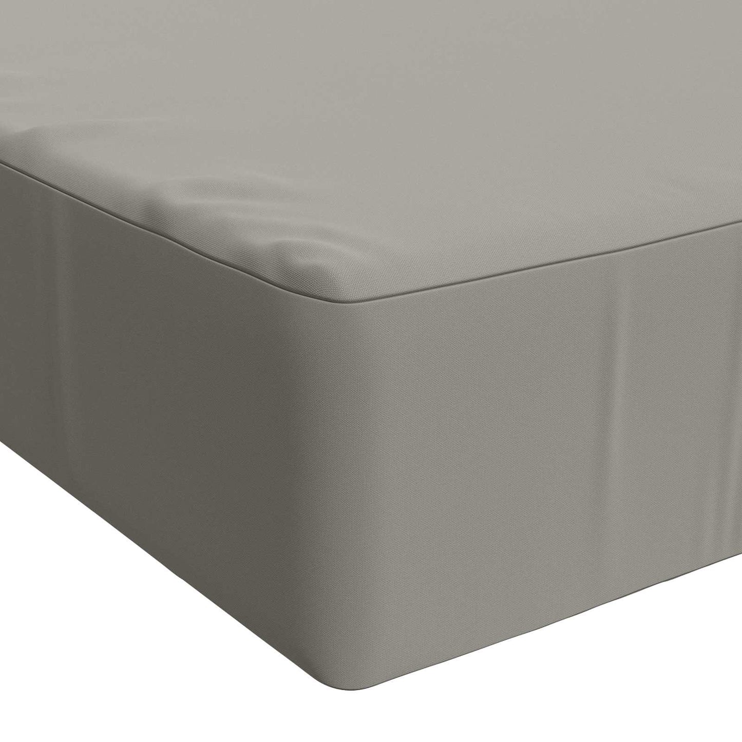 vidaXL Seat Cushion SOEST 100% Polyester Grey 120 x 80 x 15 cm