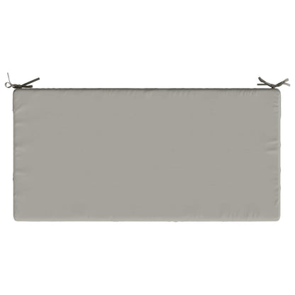 vidaXL Seat Cushion SOEST 100% Polyester Grey 120 x 80 x 15 cm