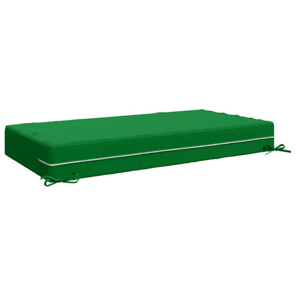 vidaXL Seat Cushion SOEST 100% Polyester Green 120 x 80 x 15 cm