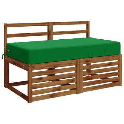 vidaXL Seat Cushion SOEST 100% Polyester Green 120 x 80 x 15 cm