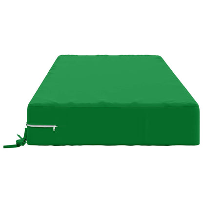 vidaXL Seat Cushion SOEST 100% Polyester Green 120 x 80 x 15 cm