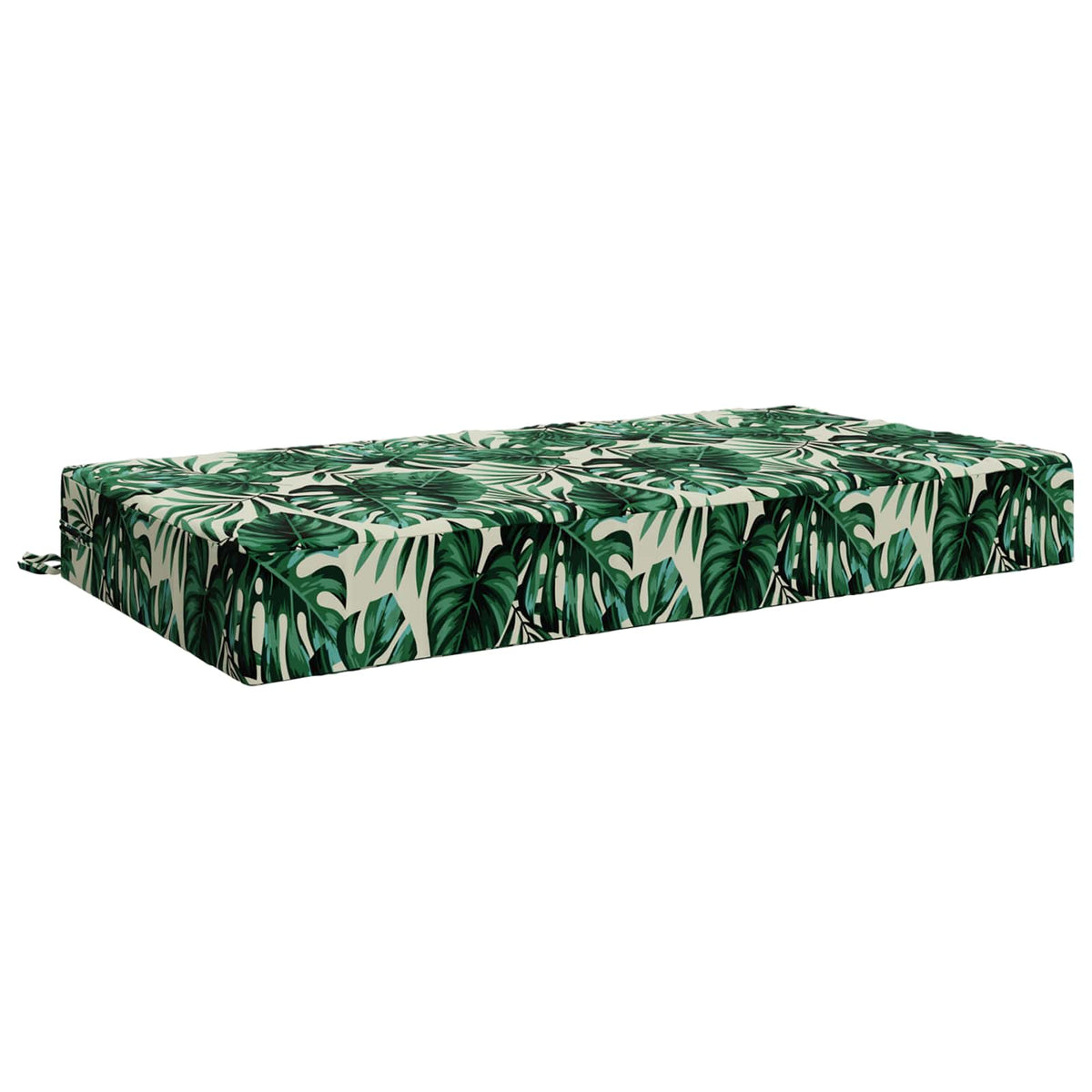 vidaXL Seat Cushion SOEST 100% Polyester Leaf pattern 120 x 80 x 15 cm