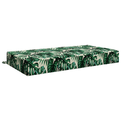 vidaXL Seat Cushion SOEST 100% Polyester Leaf pattern 120 x 80 x 15 cm