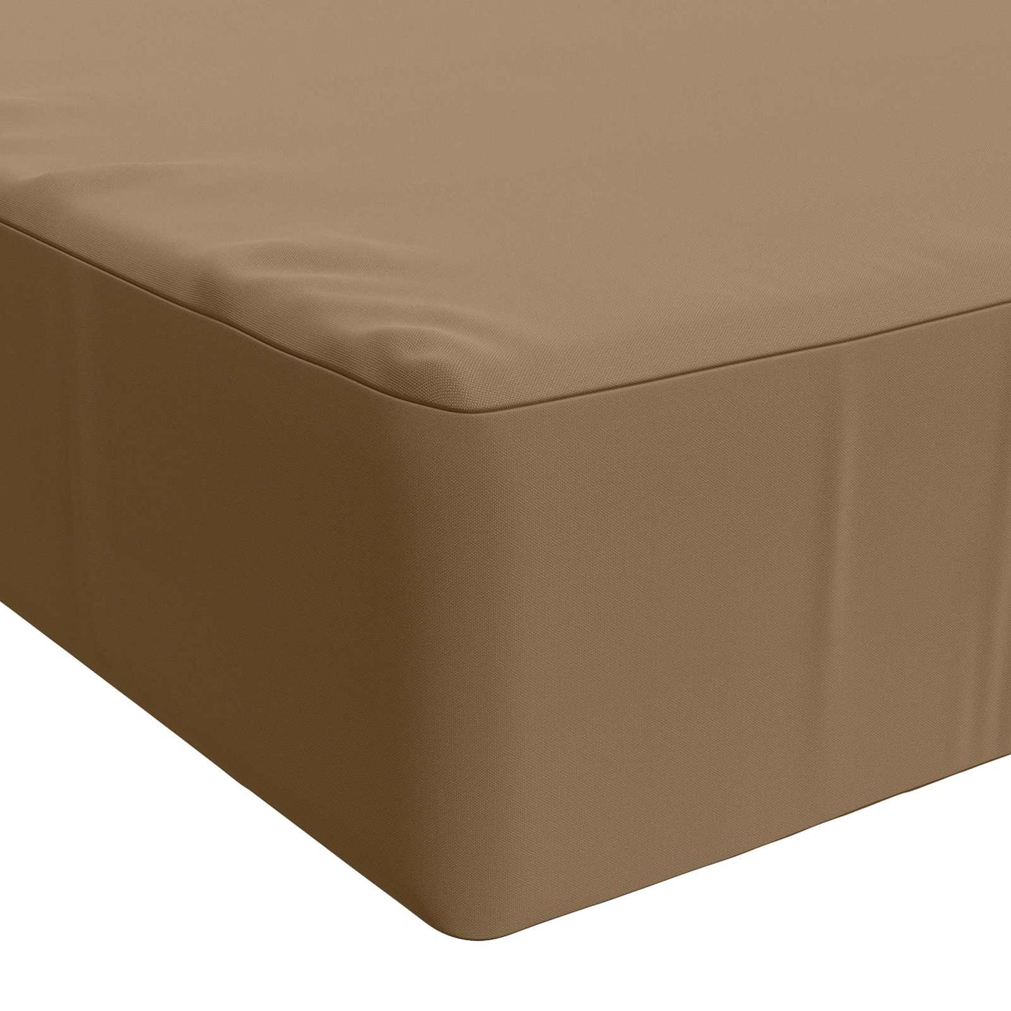 vidaXL Seat Cushion SOEST 100% Polyester Taupe 120 x 80 x 15 cm