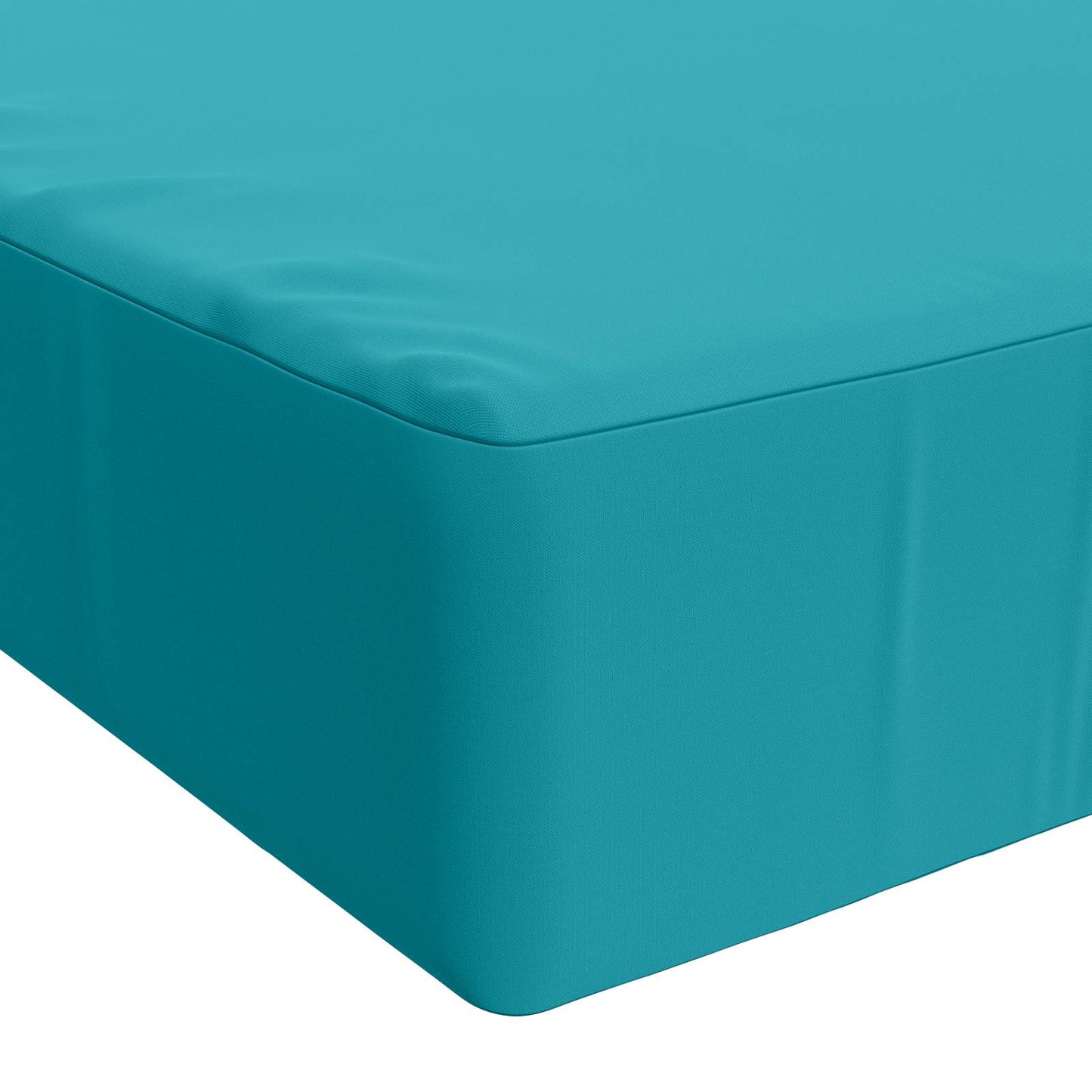 vidaXL Seat Cushion SOEST 100% Polyester Turquoise 120 x 80 x 15 cm