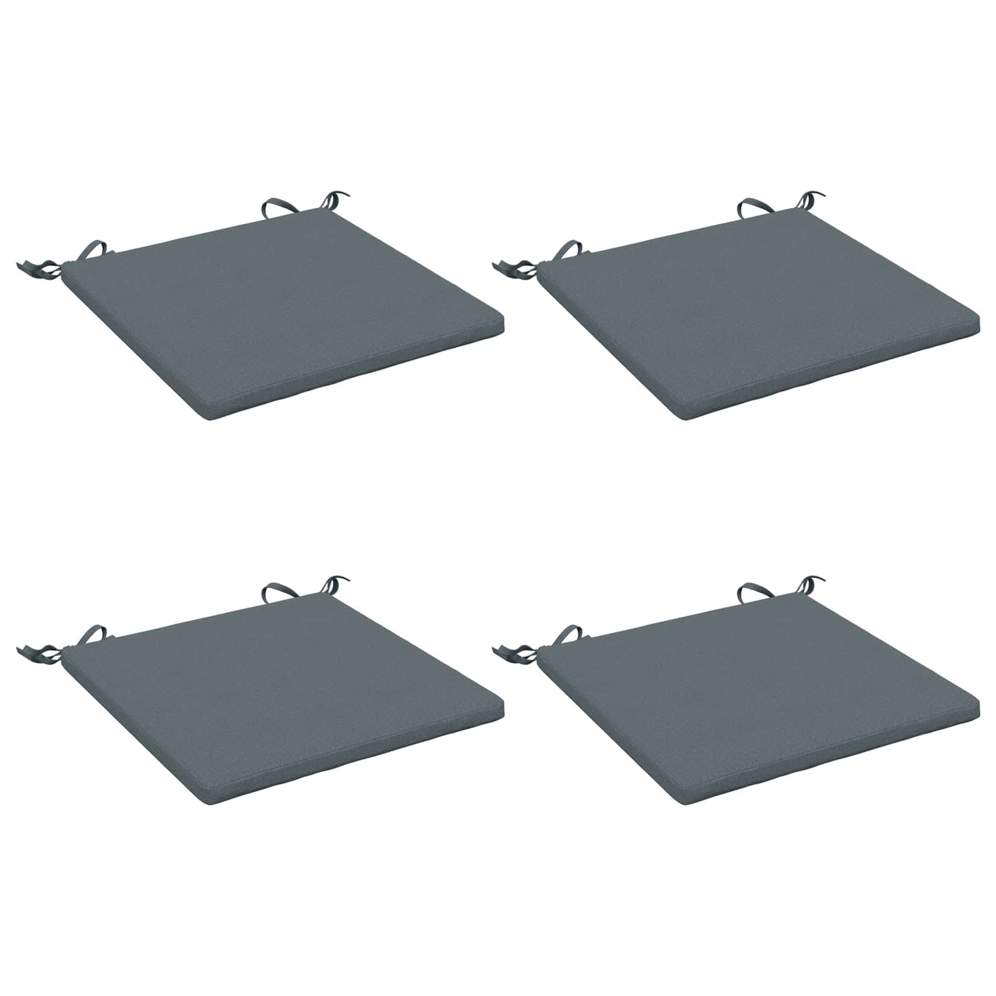 vidaXL 4-Piece Seat Cushions SOEST 4 pcs 100% Polyester Blue