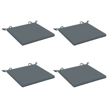 vidaXL 4-Piece Seat Cushions SOEST 4 pcs 100% Polyester Blue