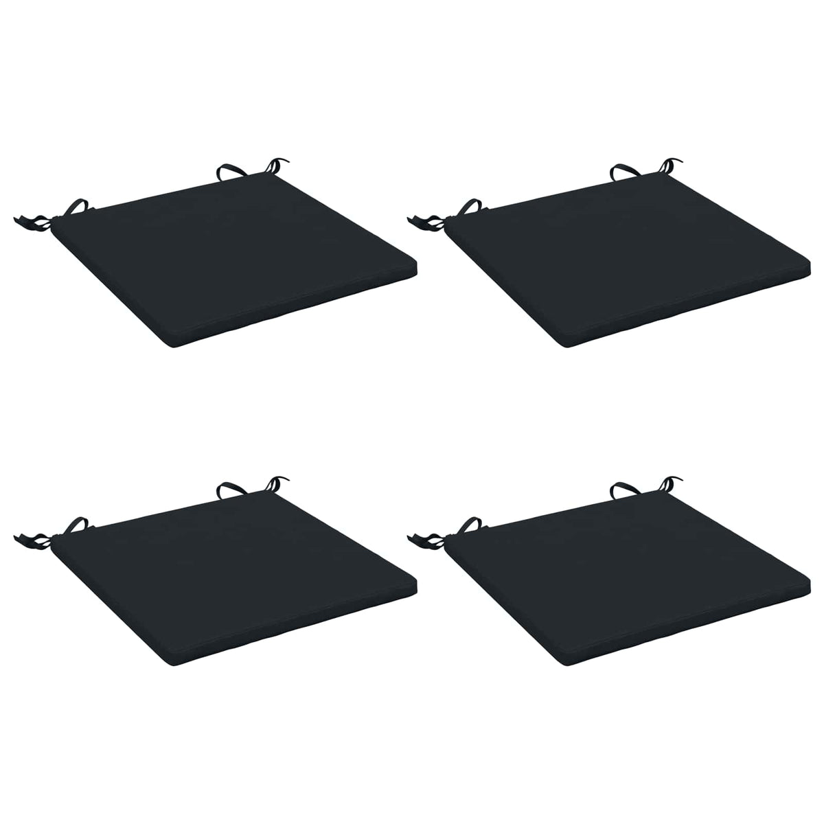 vidaXL 4-Piece Seat Cushions SOEST 4 pcs 100% Polyester Dark Blue