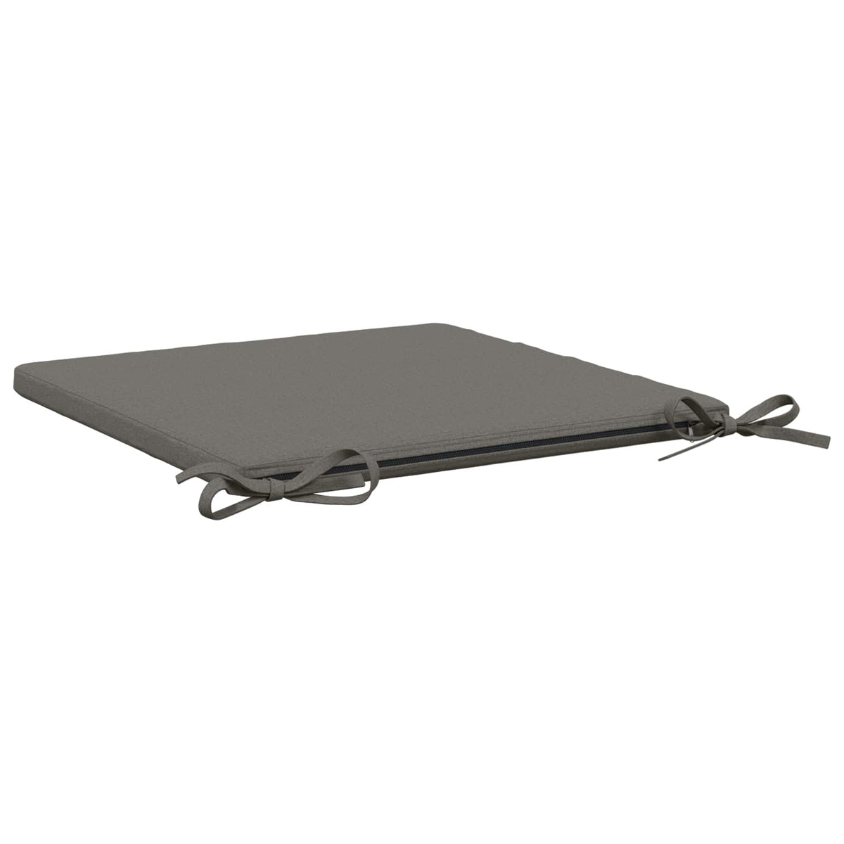 vidaXL Seat Cushions SOEST 4 pcs 100% Polyester Grey 40 x 40 x 3 cm