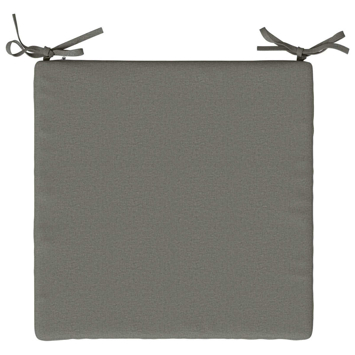 vidaXL Seat Cushions SOEST 4 pcs 100% Polyester Grey 40 x 40 x 3 cm