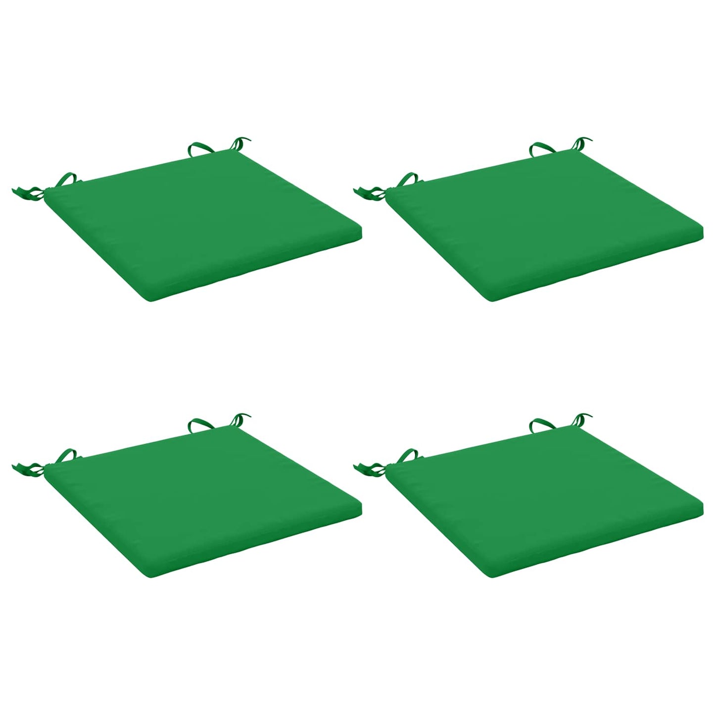 vidaXL 4-Piece Seat Cushions SOEST 4 pcs 100% Polyester Green