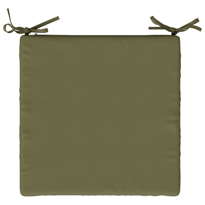 vidaXL 4-Piece Seat Cushions SOEST 4 pcs 100% Polyester Olive Green