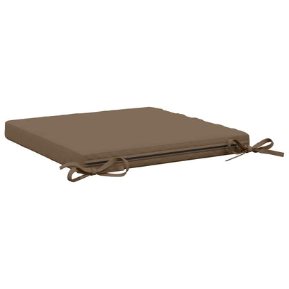 vidaXL 4-Piece Seat Cushions SOEST 4 pcs 100% Polyester Taupe