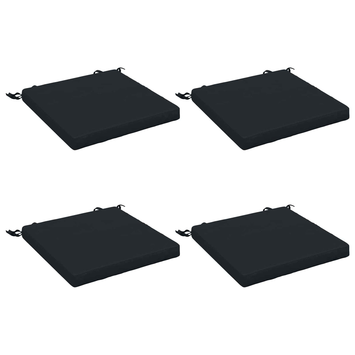 vidaXL 4-Piece Seat Cushions SOEST 4 pcs 100% Polyester Dark Blue