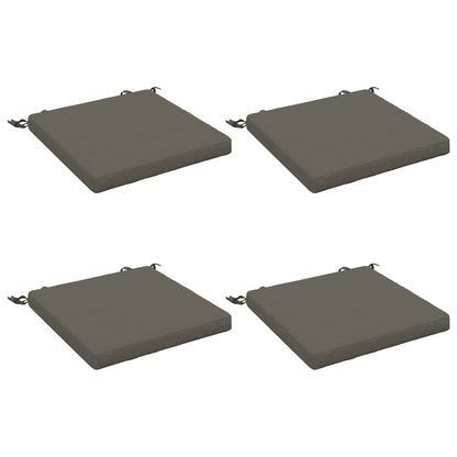 vidaXL 4-Piece Seat Cushions SOEST 4 pcs 100% Polyester Grey