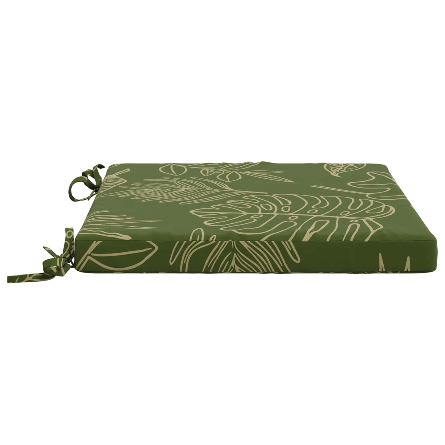 vidaXL 4-Piece Seat Cushions SOEST 4 pcs 100% Polyester Leaf Design