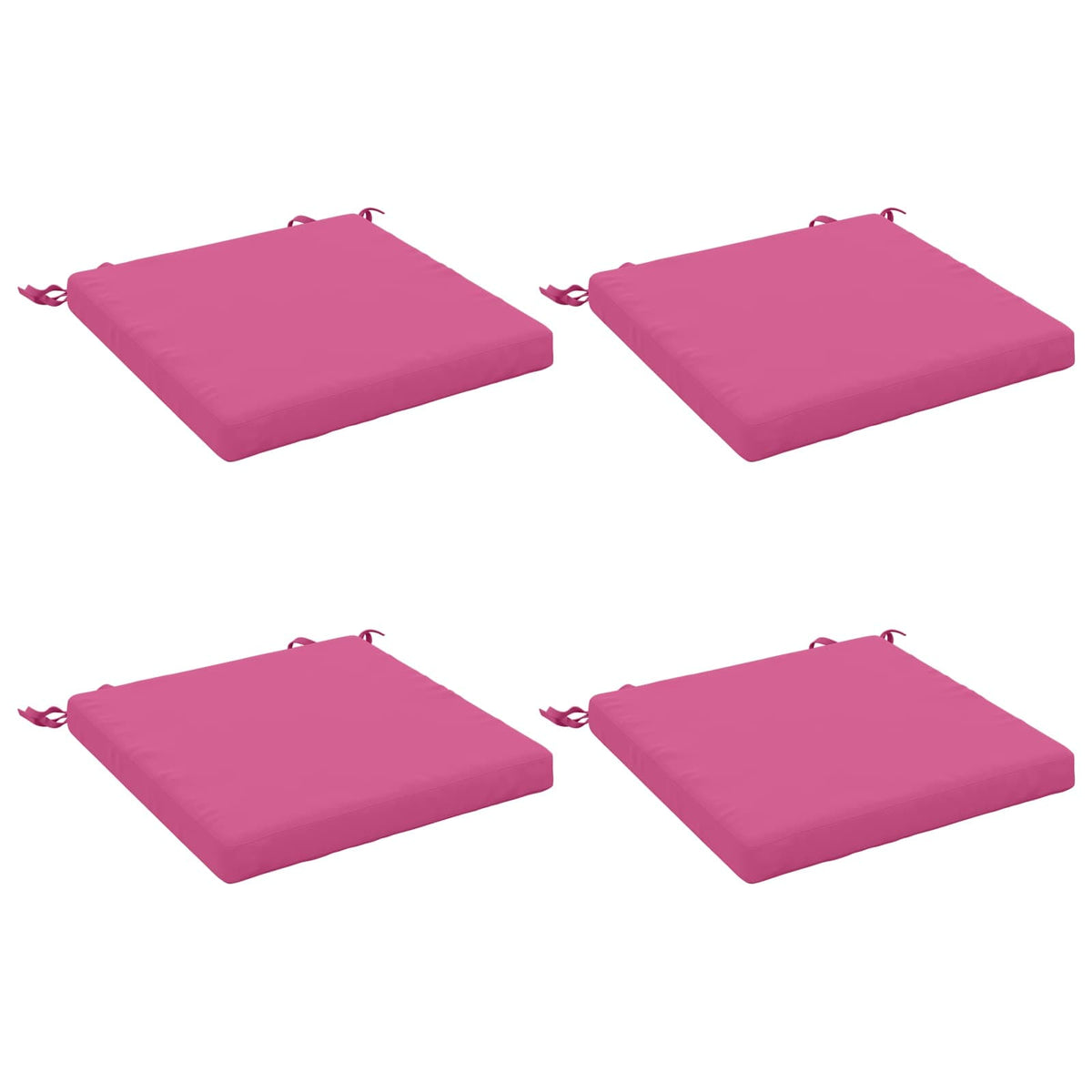 vidaXL 4-Piece Seat Cushions SOEST 4 pcs 100% Polyester Pink
