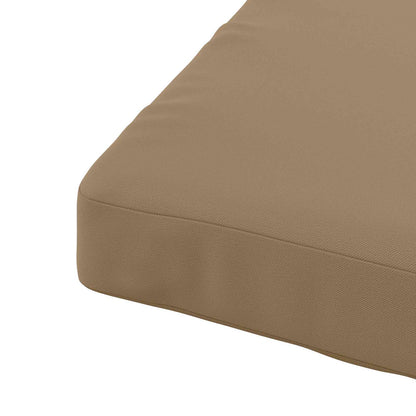 vidaXL 4-Piece Seat Cushions SOEST 4 pcs 100% Polyester Taupe