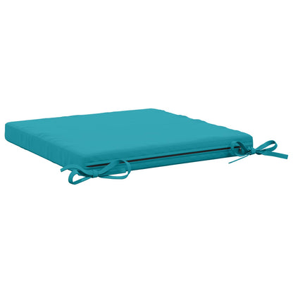 vidaXL 4-Piece Seat Cushions SOEST 4 pcs 100% Polyester Turquoise