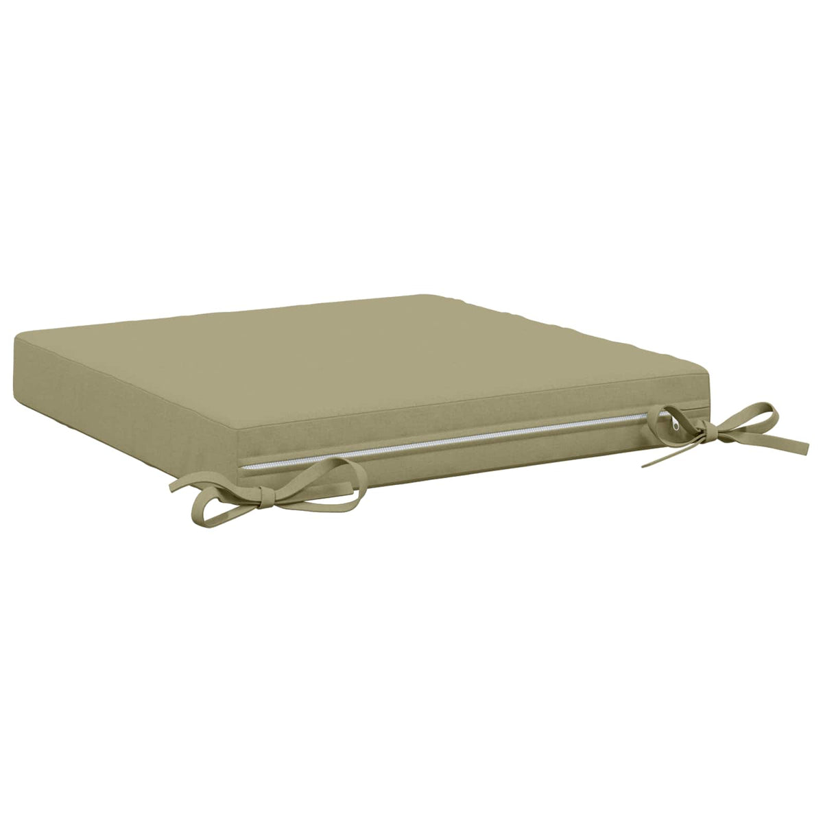 vidaXL 4-Piece Seat Cushions SOEST 4 pcs 100% Polyester Light Green