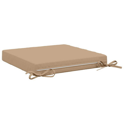 vidaXL 4-Piece Seat Cushions SOEST 4 pcs 100% Polyester Sand