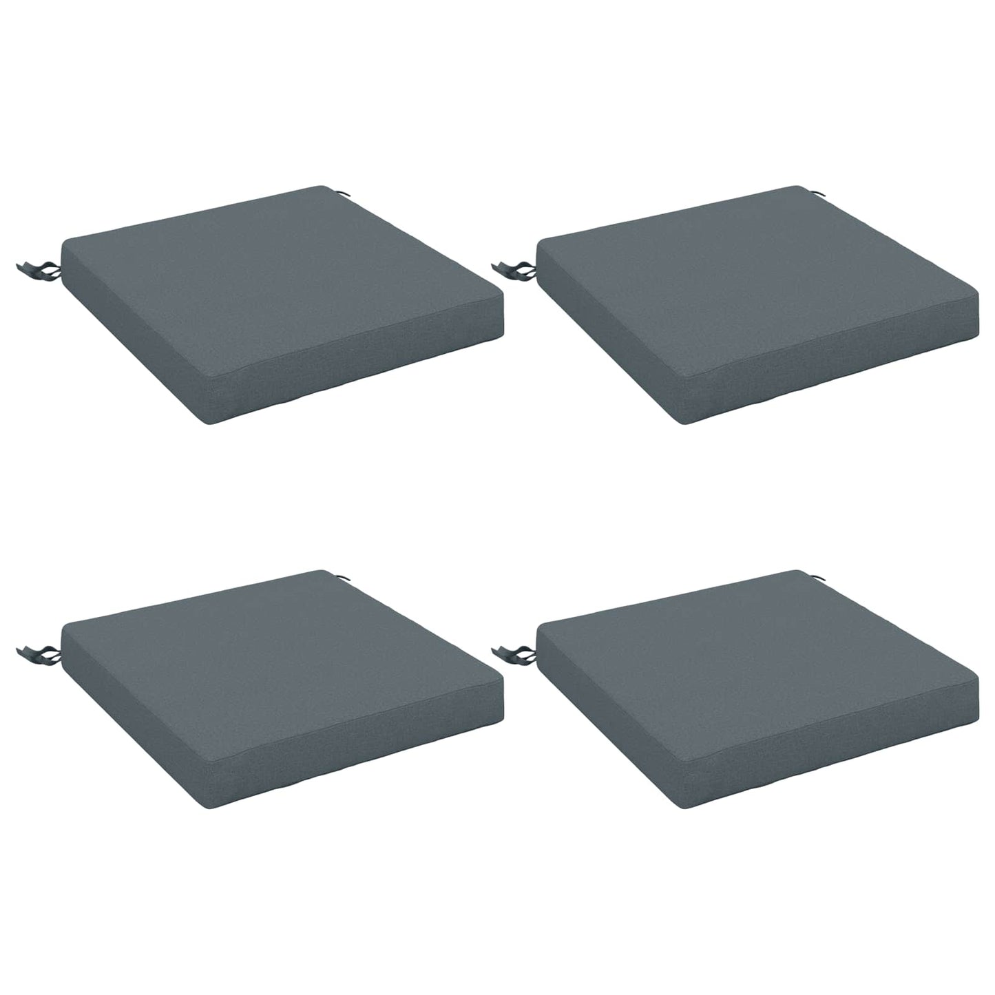 vidaXL 4-Piece Seat Cushions SOEST 4 pcs 100% Polyester Blue