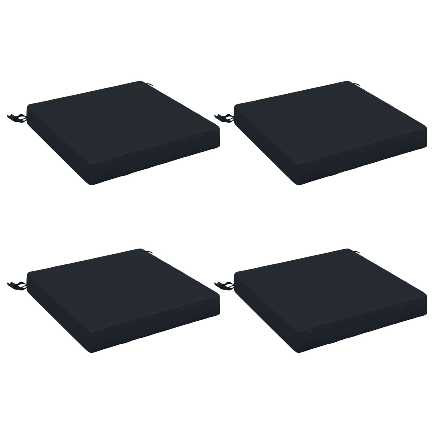 vidaXL 4-Piece Seat Cushions SOEST 4 pcs 100% Polyester Dark Blue
