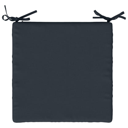 vidaXL Seat Cushions SOEST 4 pcs 100% Polyester Dark Blue
