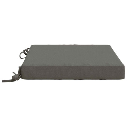 vidaXL Seat Cushions SOEST 4 pcs 100% Polyester Grey 40 x 40 x 7 cm