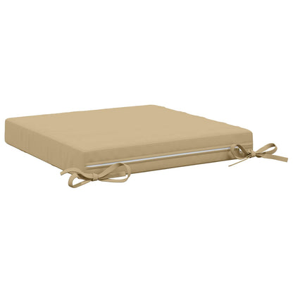 vidaXL 4-Piece Seat Cushions SOEST 4 pcs 100% Polyester Beige