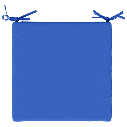 vidaXL 4-Piece Seat Cushions SOEST 4 pcs 100% Polyester Royal Blue