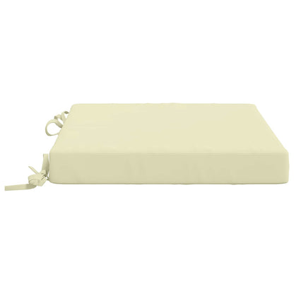 vidaXL 4-Piece Seat Cushions SOEST 4 pcs 100% Polyester Cream
