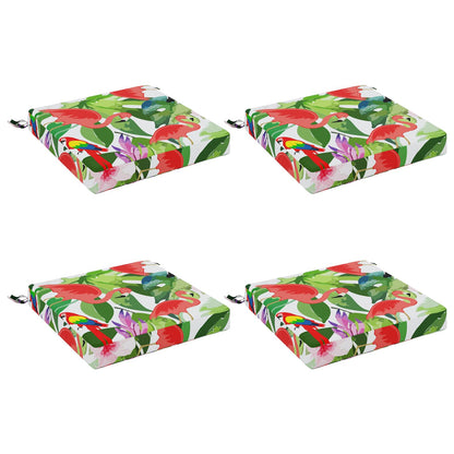 vidaXL 4-Piece Seat Cushions SOEST 4 pcs 100% Polyester Multicolour