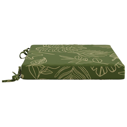vidaXL 4-Piece Seat Cushions SOEST 4 pcs 100% Polyester Leaf Design