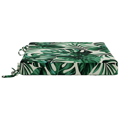 vidaXL 4-Piece Seat Cushions SOEST 4 pcs 100% Polyester Leaf Pattern