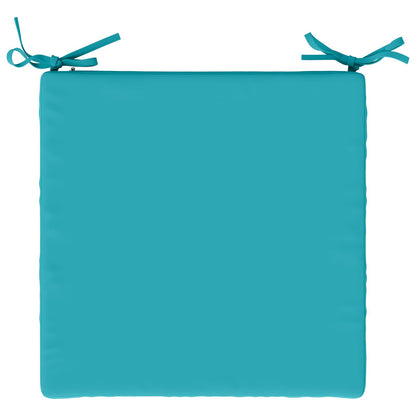 vidaXL 4-Piece Seat Cushions SOEST 4 pcs 100% Polyester Turquoise