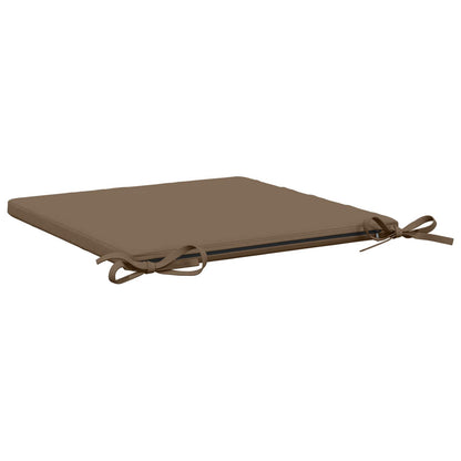 vidaXL 4-Piece Seat Cushions SOEST 4 pcs 100% Polyester Taupe