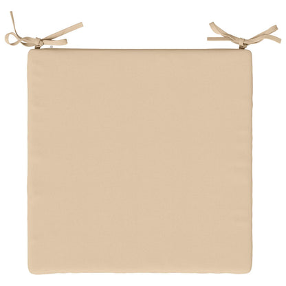 vidaXL 4-Piece Seat Cushions SOEST 4 pcs 100% Polyester Cream
